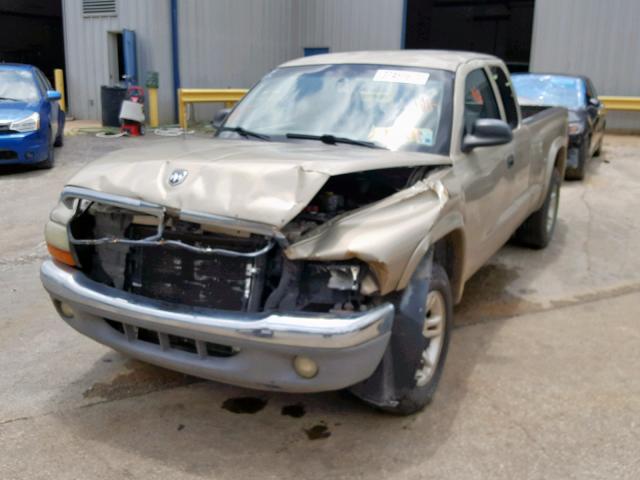 1D7HL42X43S127991 - 2003 DODGE DAKOTA SLT TAN photo 2