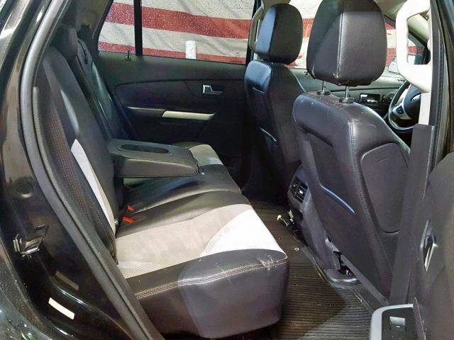 2FMDK4JC2EBA47687 - 2014 FORD EDGE SEL BLACK photo 6