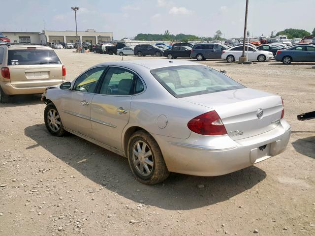 2G4WD532551216362 - 2005 BUICK LACROSSE C SILVER photo 3