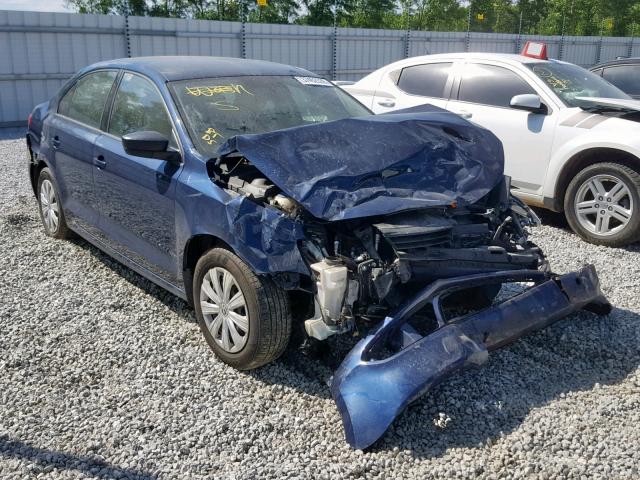 3VW2K7AJ0EM376394 - 2014 VOLKSWAGEN JETTA BASE GREEN photo 1