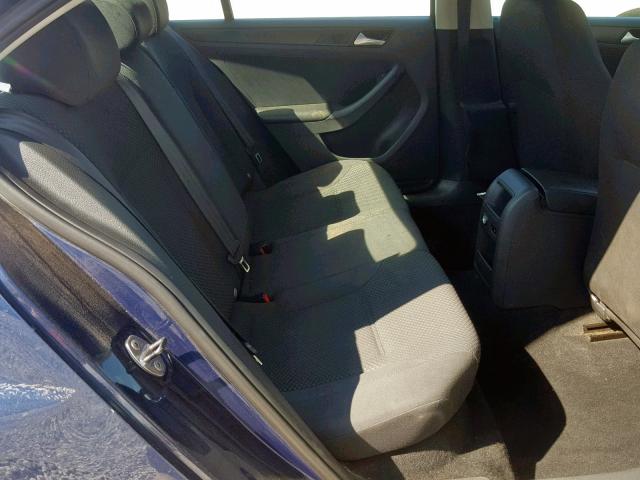 3VW2K7AJ0EM376394 - 2014 VOLKSWAGEN JETTA BASE GREEN photo 6