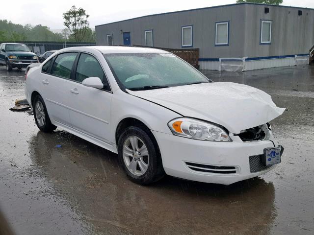 2G1WA5E34F1147242 - 2015 CHEVROLET IMPALA LIM WHITE photo 1