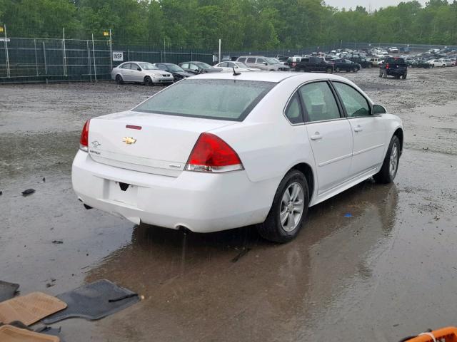 2G1WA5E34F1147242 - 2015 CHEVROLET IMPALA LIM WHITE photo 4