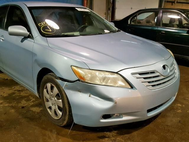 4T1BE46K37U601346 - 2007 TOYOTA CAMRY NEW BLUE photo 9