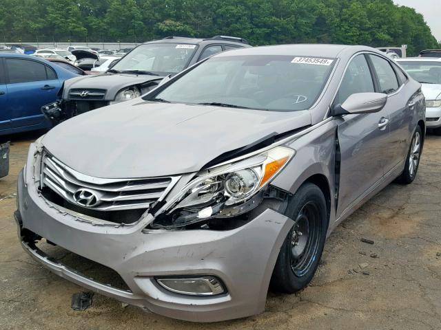 KMHFG4JG7CA127878 - 2012 HYUNDAI AZERA GLS GRAY photo 2