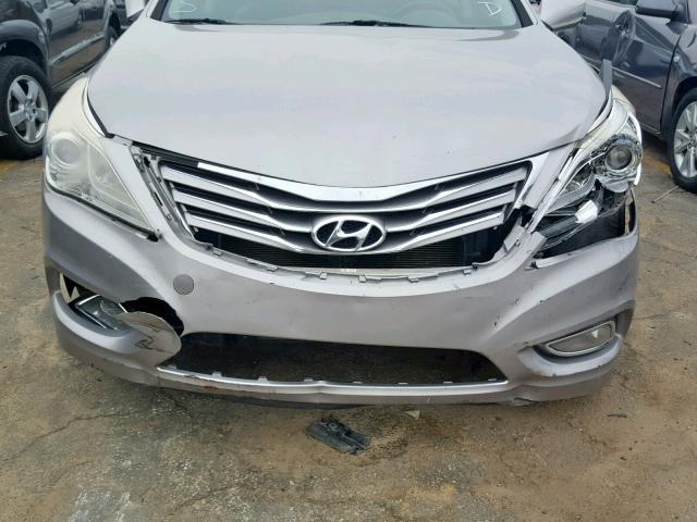 KMHFG4JG7CA127878 - 2012 HYUNDAI AZERA GLS GRAY photo 9