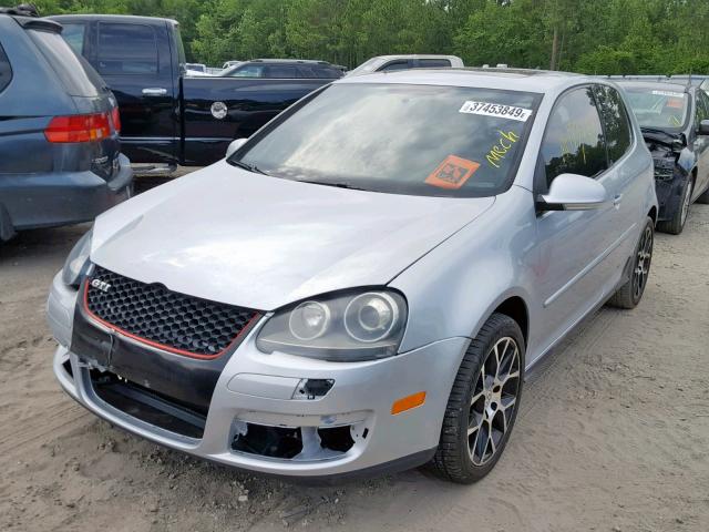 WVWEV71K27W037624 - 2007 VOLKSWAGEN NEW GTI SILVER photo 2