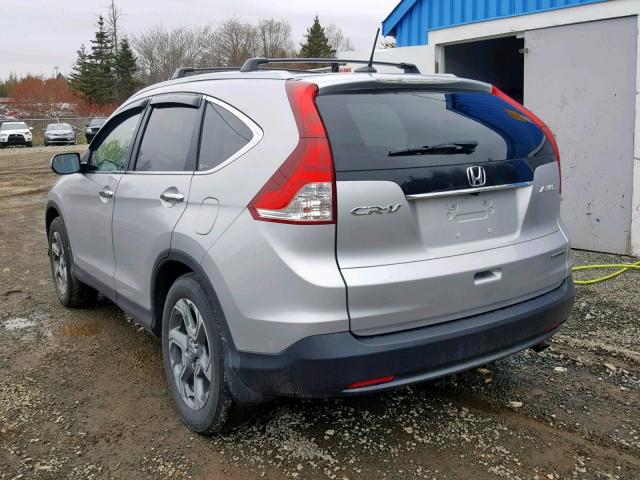 5J6RM4H97CL800846 - 2012 HONDA CR-V TOURI SILVER photo 3