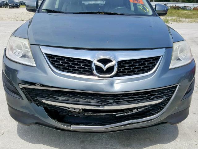 JM3TB2CAXC0354532 - 2012 MAZDA CX-9 GRAY photo 9