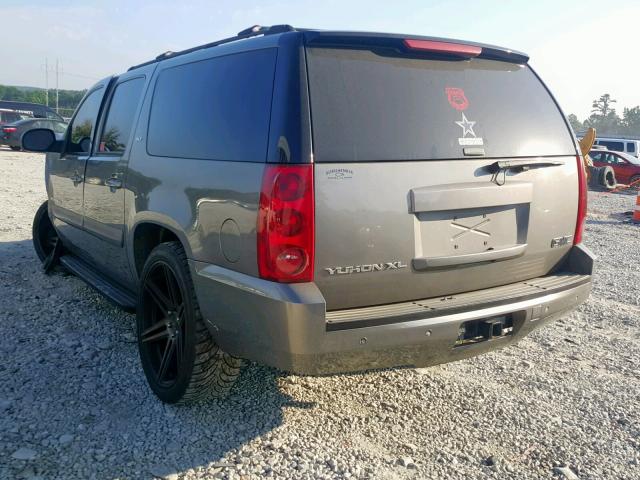 1GKFK16397J183256 - 2007 GMC YUKON XL K GRAY photo 3