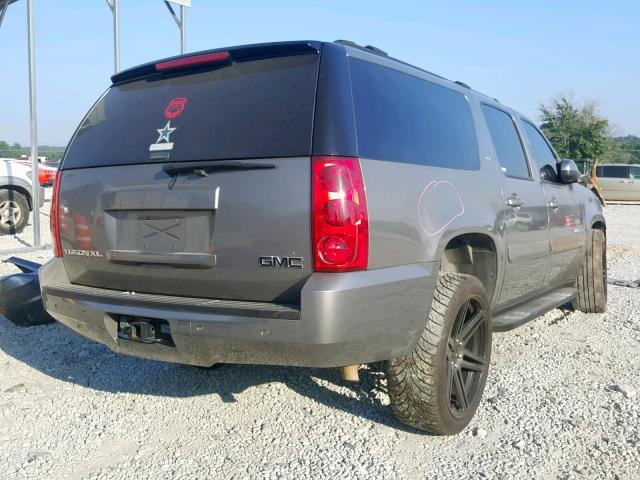 1GKFK16397J183256 - 2007 GMC YUKON XL K GRAY photo 4