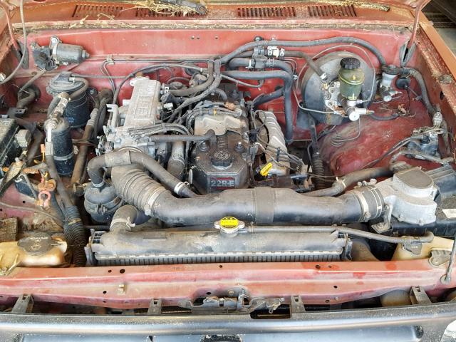 4TARN81A4PZ069922 - 1993 TOYOTA PICKUP 1/2 RED photo 7