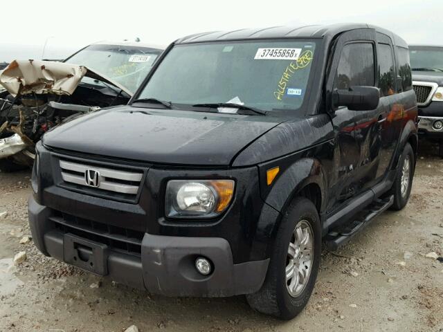 5J6YH18787L000172 - 2007 HONDA ELEMENT EX BLACK photo 2