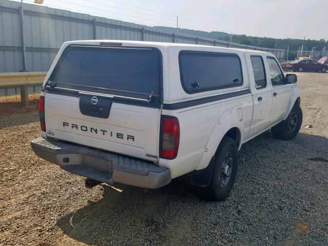 1N6ED29XX4C442095 - 2004 NISSAN FRONTIER C WHITE photo 4