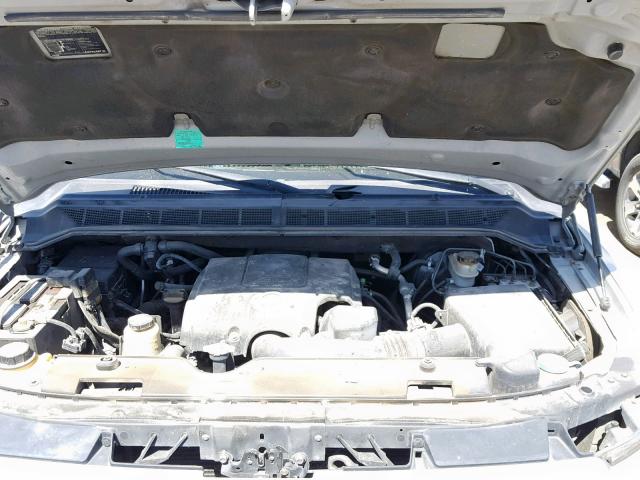 5N1BA08D98N609434 - 2008 NISSAN ARMADA SE SILVER photo 7