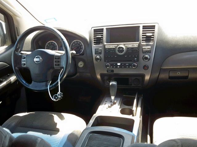 5N1BA08D98N609434 - 2008 NISSAN ARMADA SE SILVER photo 9