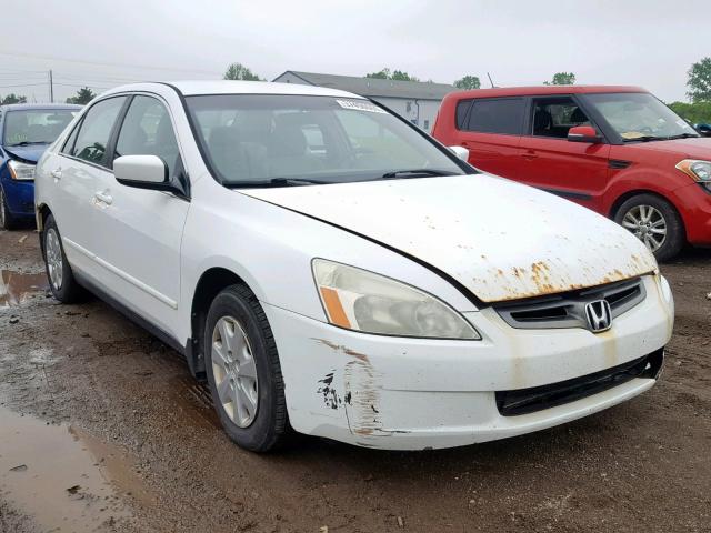 1HGCM55353A115145 - 2003 HONDA ACCORD LX WHITE photo 1