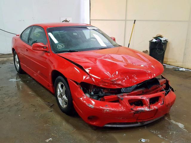 1G2WP12K82F124743 - 2002 PONTIAC GRAND PRIX RED photo 1