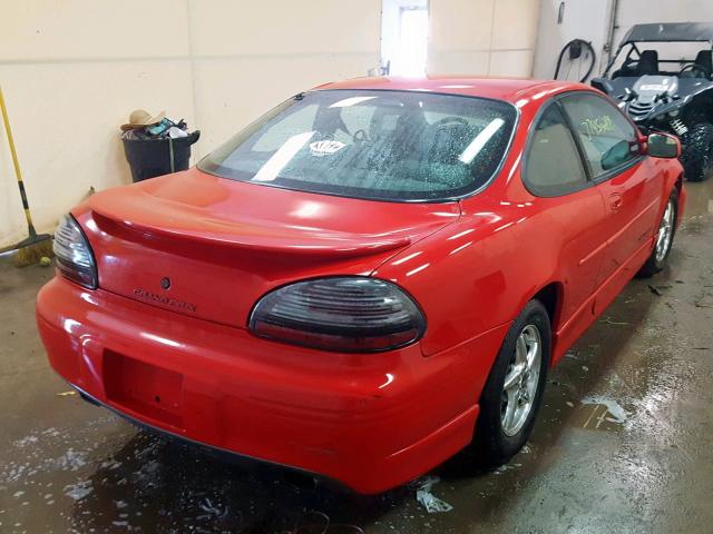 1G2WP12K82F124743 - 2002 PONTIAC GRAND PRIX RED photo 4