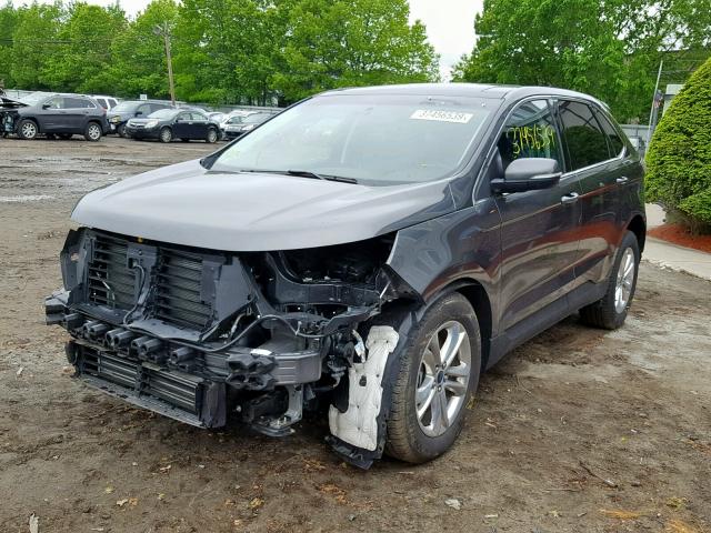 2FMPK4J99HBC56933 - 2017 FORD EDGE SEL GRAY photo 2