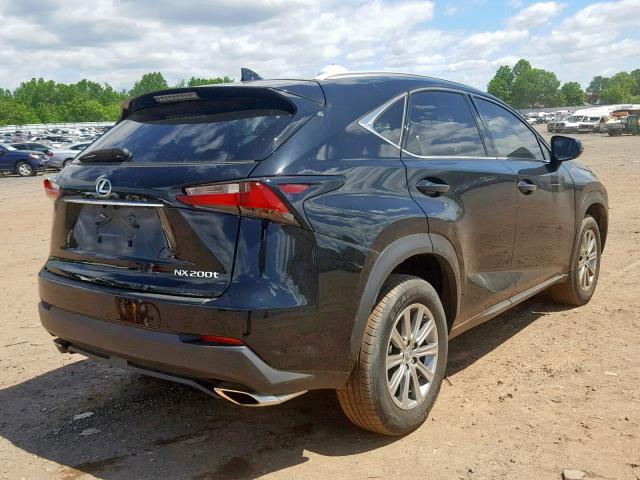 JTJYARBZXH2077729 - 2017 LEXUS NX 200T BLACK photo 4