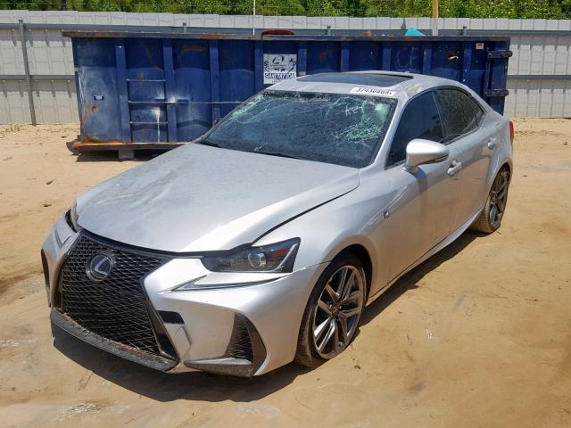 JTHBA1D20J5074318 - 2018 LEXUS IS 300 SILVER photo 2