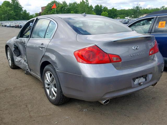 JNKCV61F29M353896 - 2009 INFINITI G37 GRAY photo 3