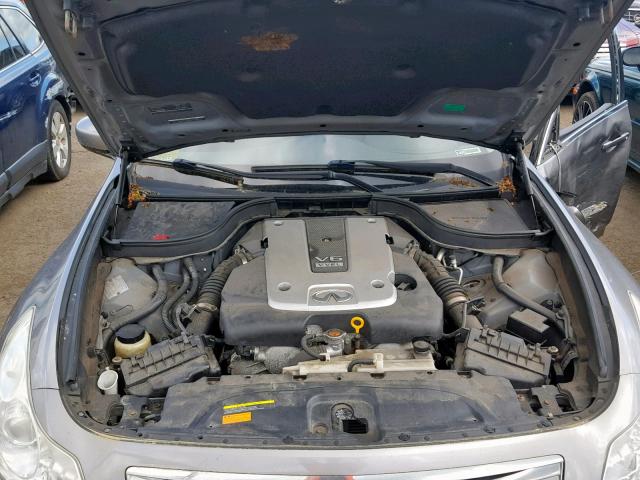 JNKCV61F29M353896 - 2009 INFINITI G37 GRAY photo 7