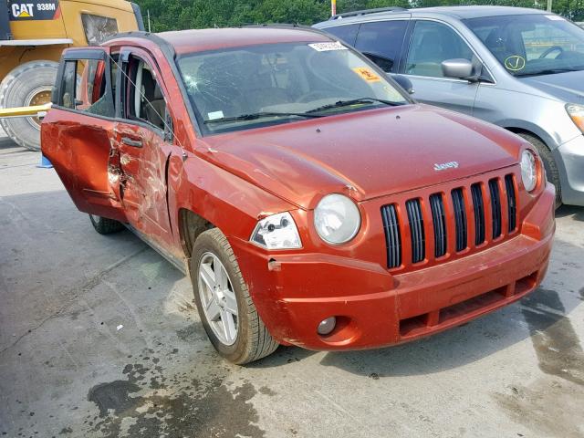 1J8FT47068D720060 - 2008 JEEP COMPASS SP 橙色 照片 1