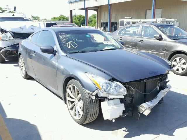 JNKCV64E98M125377 - 2008 INFINITI G37 BASE GRAY photo 1