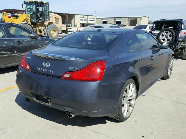 JNKCV64E98M125377 - 2008 INFINITI G37 BASE GRAY photo 4