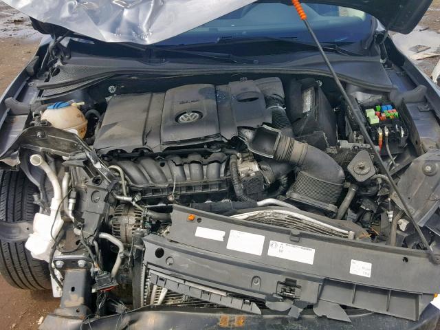 1VWAP7A36DC071349 - 2013 VOLKSWAGEN PASSAT S GRAY photo 7