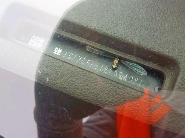 1G1ZC5E11BF394081 - 2011 CHEVROLET MALIBU 1LT 蓝色 照片 10