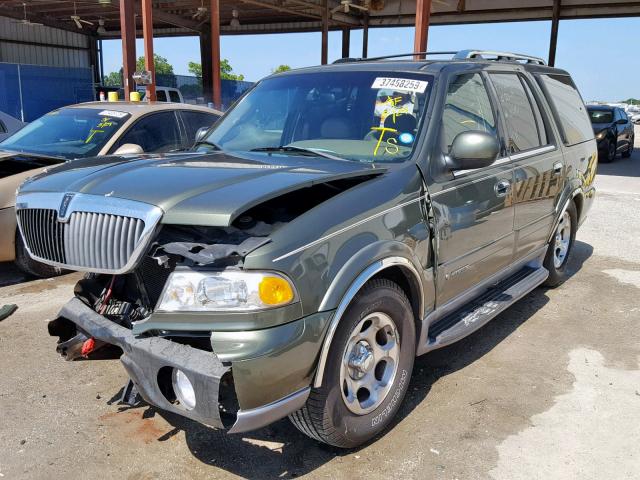 5LMEU27R11LJ17007 - 2001 LINCOLN NAVIGATOR 绿色 照片 2