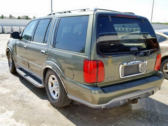 5LMEU27R11LJ17007 - 2001 LINCOLN NAVIGATOR 绿色 照片 3
