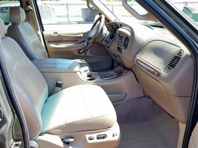 5LMEU27R11LJ17007 - 2001 LINCOLN NAVIGATOR 绿色 照片 5