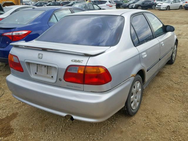 2HGEJ6614XH919707 - 1999 HONDA CIVIC BASE SILVER photo 4