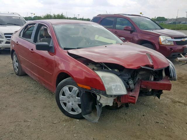 3FAHP06Z68R217087 - 2008 FORD FUSION S RED photo 1