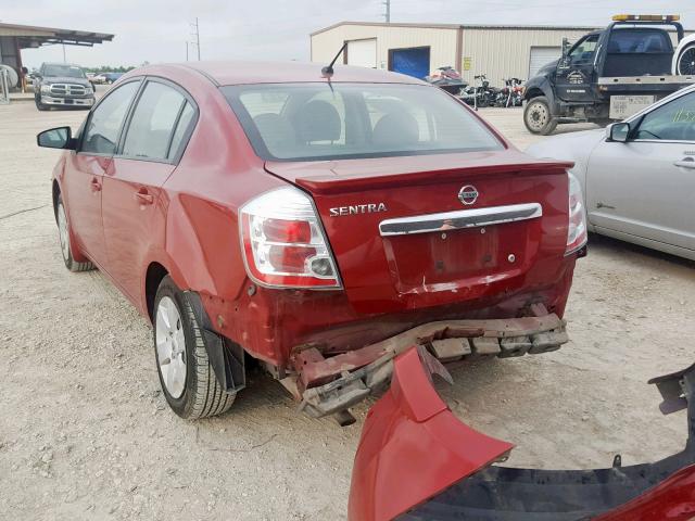 3N1AB6AP3CL771754 - 2012 NISSAN SENTRA 2.0 RED photo 3