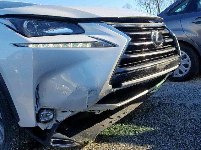 JTJYARBZ4H2056682 - 2017 LEXUS NX 200T WHITE photo 9