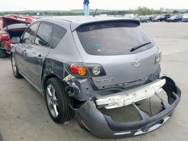 JM1BK143641113979 - 2004 MAZDA 3 HATCHBAC GRAY photo 3