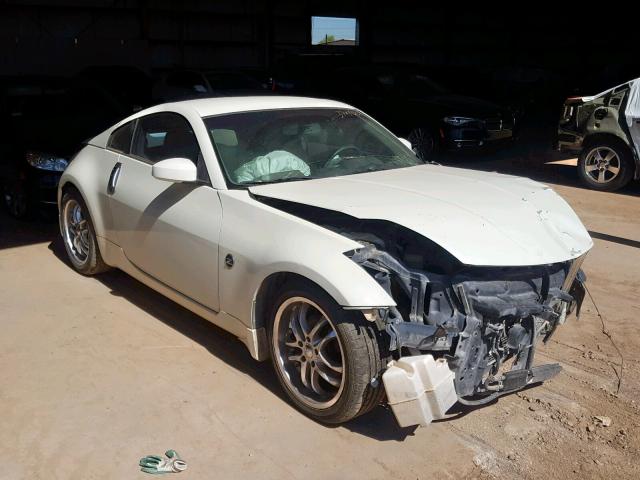 JN1AZ34E23T015106 - 2003 NISSAN 350Z COUPE WHITE photo 1