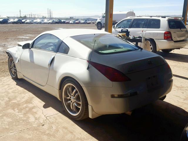 JN1AZ34E23T015106 - 2003 NISSAN 350Z COUPE WHITE photo 3