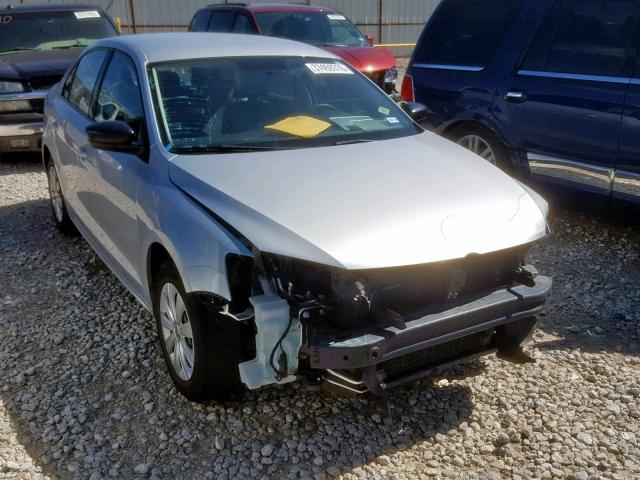 3VW2K7AJ4EM333760 - 2014 VOLKSWAGEN JETTA BASE SILVER photo 1