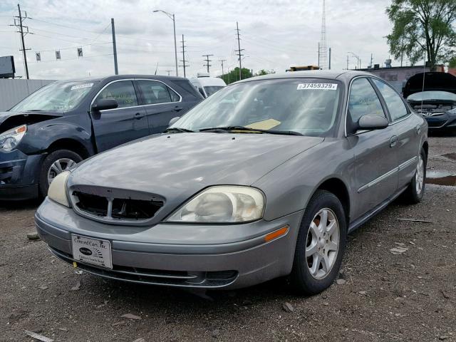 1MEFM50U92G635080 - 2002 MERCURY SABLE GS GREEN photo 2