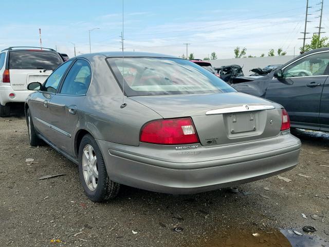 1MEFM50U92G635080 - 2002 MERCURY SABLE GS GREEN photo 3