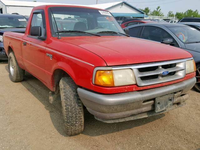 1FTCR10A7VUB34957 - 1997 FORD RANGER RED photo 1