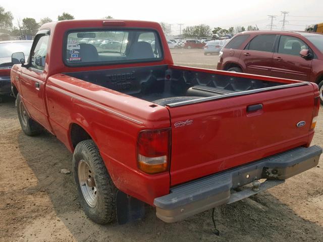 1FTCR10A7VUB34957 - 1997 FORD RANGER RED photo 3
