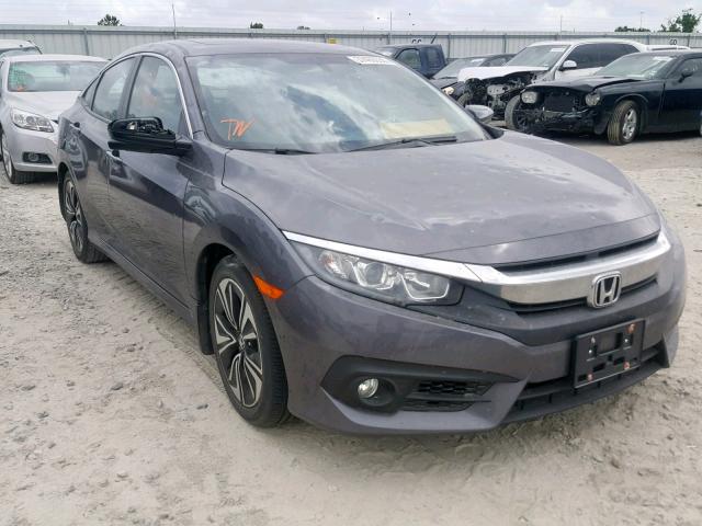 19XFC1F71GE030816 - 2016 HONDA CIVIC EXL ვერცხლისფერი ფოტო 1