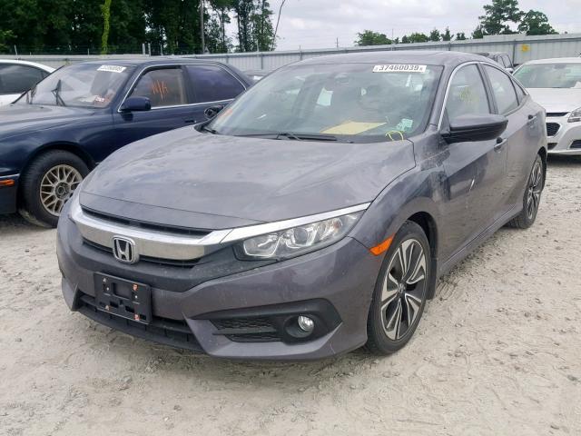 19XFC1F71GE030816 - 2016 HONDA CIVIC EXL ვერცხლისფერი ფოტო 2